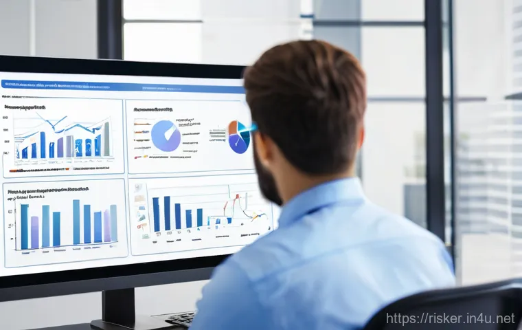 위험관리기술자 실무 경험을 쌓는 방법 - **Prompt 1: Rookie Risk Management Specialist Gaining Hands-On Experience**
    A focused young prof...