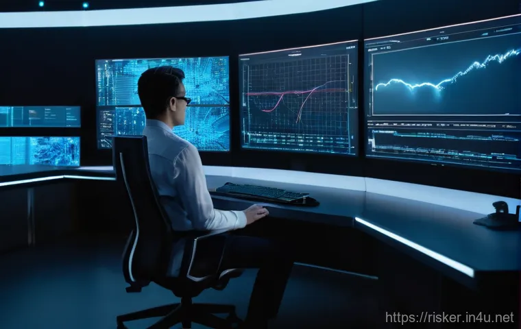 위험관리기술자 실무 경험을 쌓는 방법 - **Prompt 1: Rookie Risk Management Specialist Gaining Hands-On Experience**
    A focused young prof...